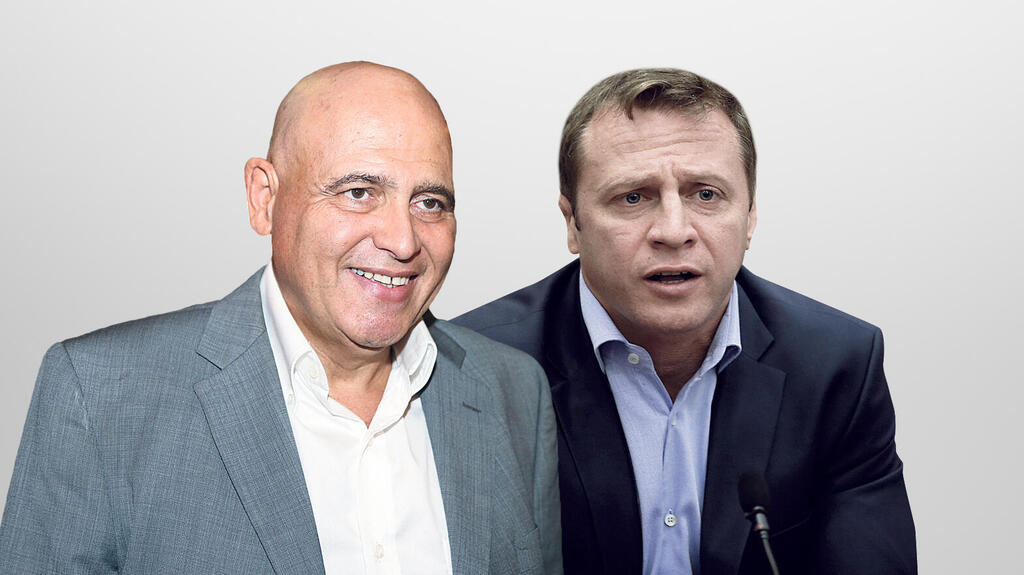 שר התיירות יואל רזבוזוב ובעל השליטה ברשת פתאל, דוד פתאל (צילומים: אוראל כהן, אלכס קולומויסקי) מימין שר התיירות יואל רזבוזוב ובעל השליטה ברשת פתאל דוד פתאל