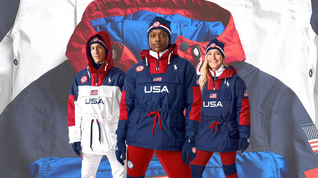 מעיל הנבחרת האולימפית האמריקאית שעיצב לורן מבד סקייסקרייפ  פנאי 