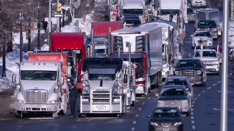 The truck drivers’ protest in Canada threatens the U.S. auto industry