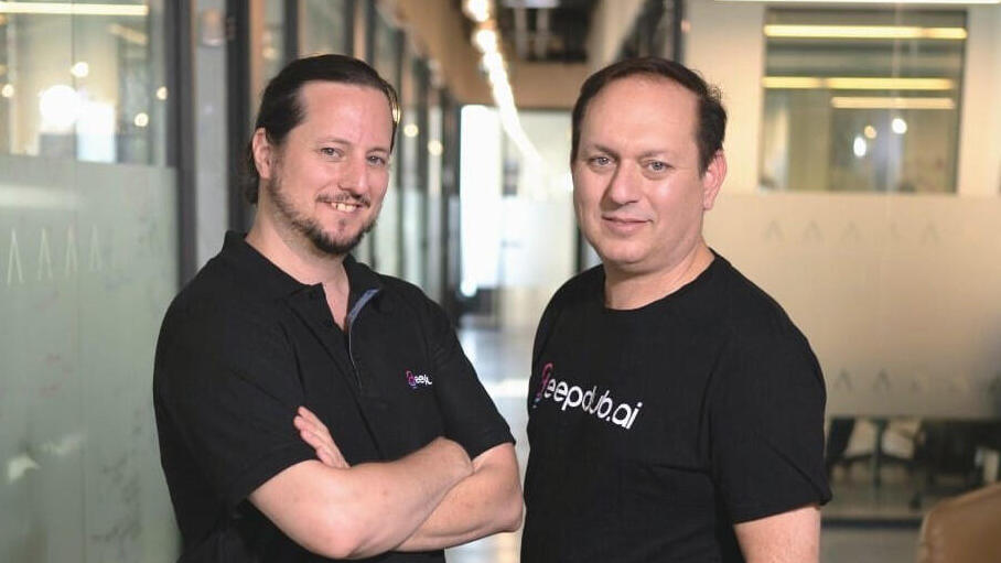 מייסדי deepdub  מימין מנכ"ל החברה אופיר קרקובסקי ו סמנכ"ל הטכנולוגיות ניר קרקובסקי