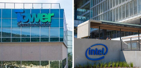 <span style="font-weight: normal;">Tower & Intel offices (Credit: Tower, Intel</span>