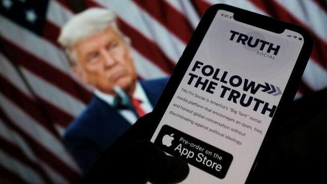 הרשת החברתית של טראמפ Truth Social, צילום: AFP