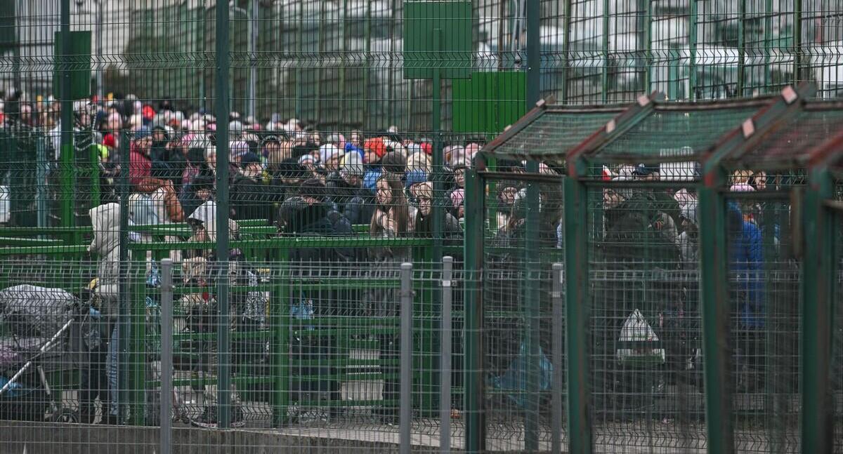 פוטו פליטים אוקראינה גבול פולין