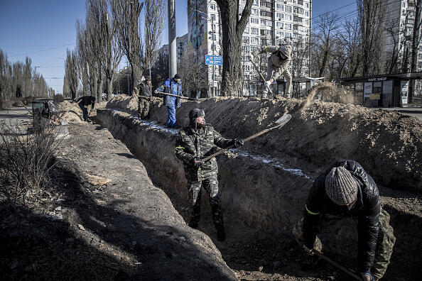 Fortifications in Kyiv Ukraine