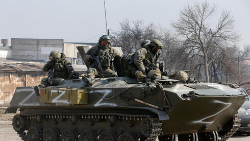 חיילים רוסים במריופול, צילום: רויטרס