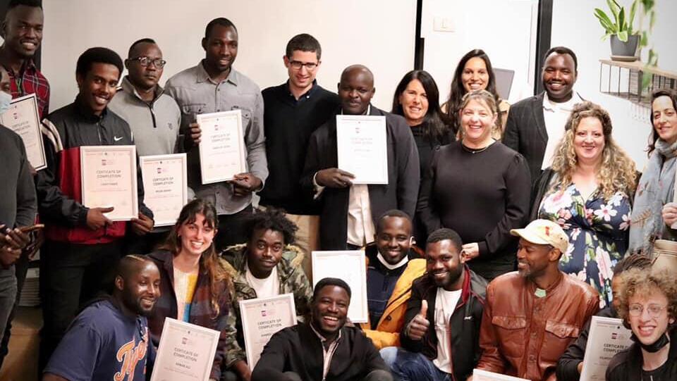 Promoting through coding: African refugees complete Tel Aviv coding course