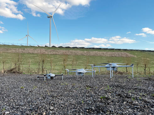 NextVision's cameras are mounted on drones. NextVision's cameras are mounted on drones.