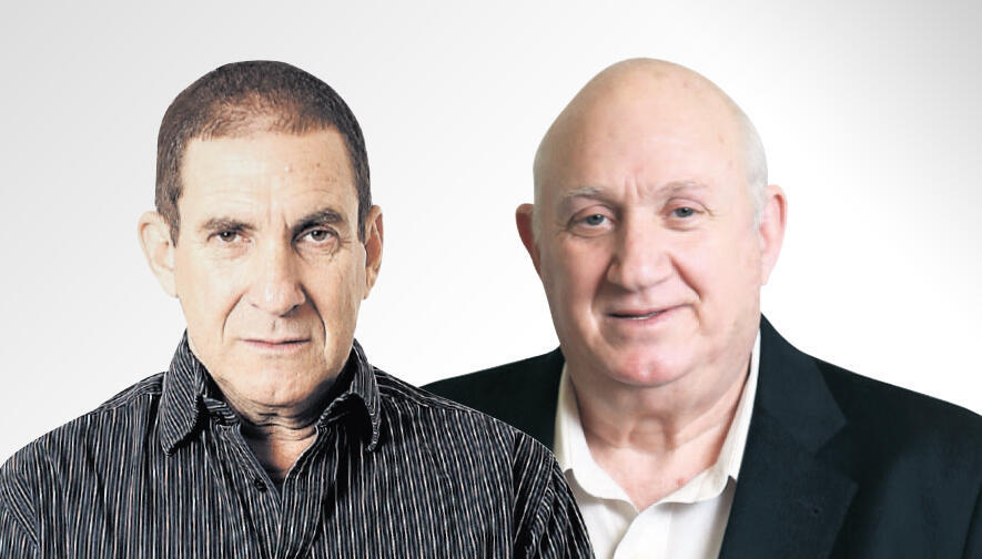 Right: Former Shufersal CEO Itzik Aberkhan and Yiftach Tower Chairman Ron Tal