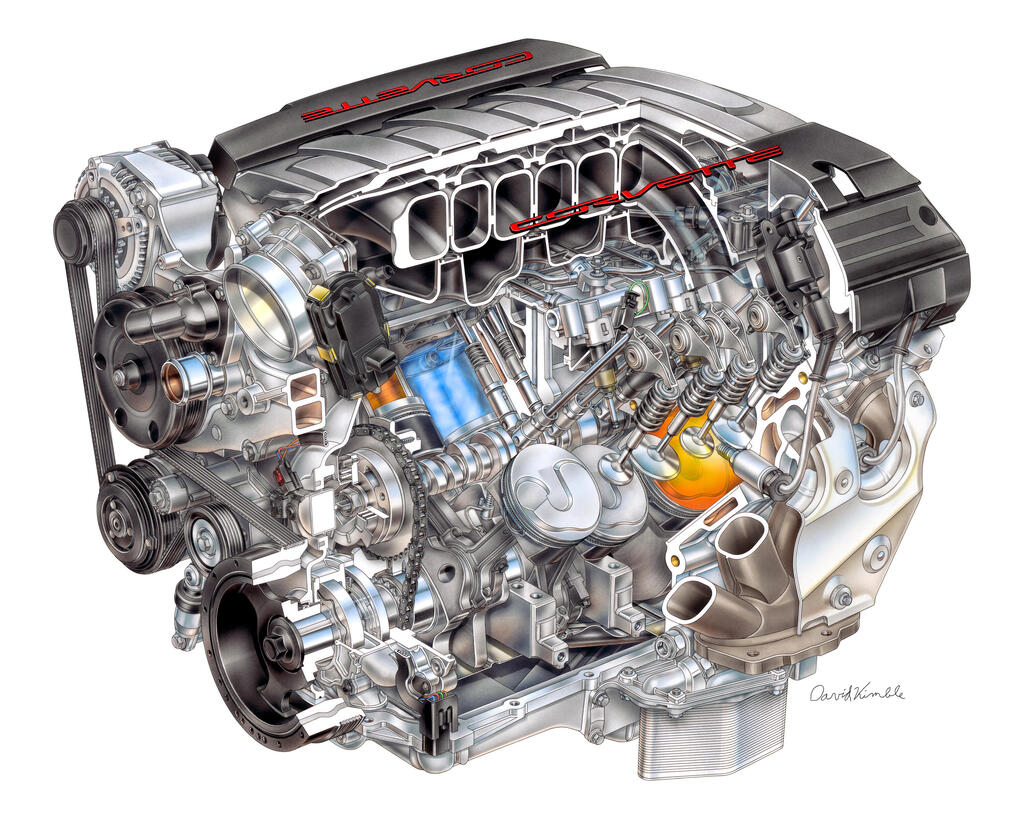 2014 Chevrolet Corvette V8 engine