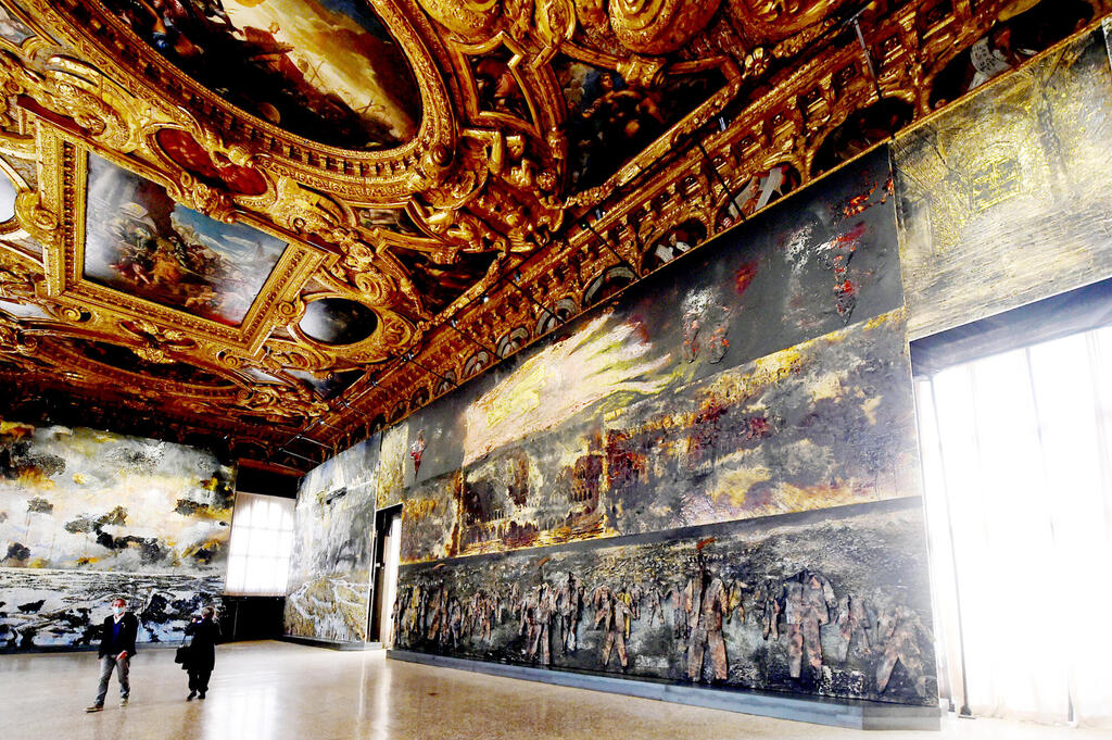 אנסלם קיפר בארמון הדוקלה ב ביאנלה ונציה פנאי