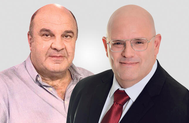 מימין: סמנכ"ל הטכנולוגיה של סנט־טק שהורשע ברצח הראל הרשטיק, ומנהל טכנולוגיות ראשי בסנט־טק פרופ' שמואל שפירא (צילומים: איה בירגר, דולב ג'ולי) סמנכ"ל הטכנולוגיה של סנט־טק שהורשע ברצח הראל הרשטיק, ומנהל טכנולוגיות ראשי בסנט־טק פרופ' שמואל שפירא