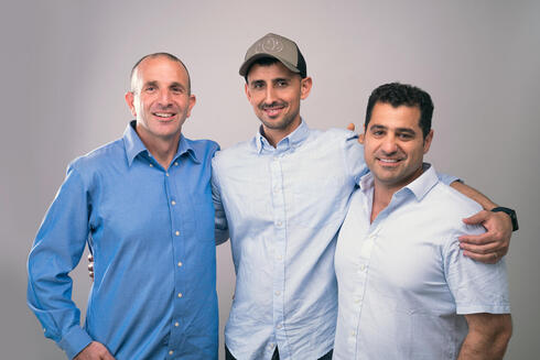 The 4M Analytics' co-founders from right to left: Nir Cohen, Itzik Malka, and Yoav Cohen. 