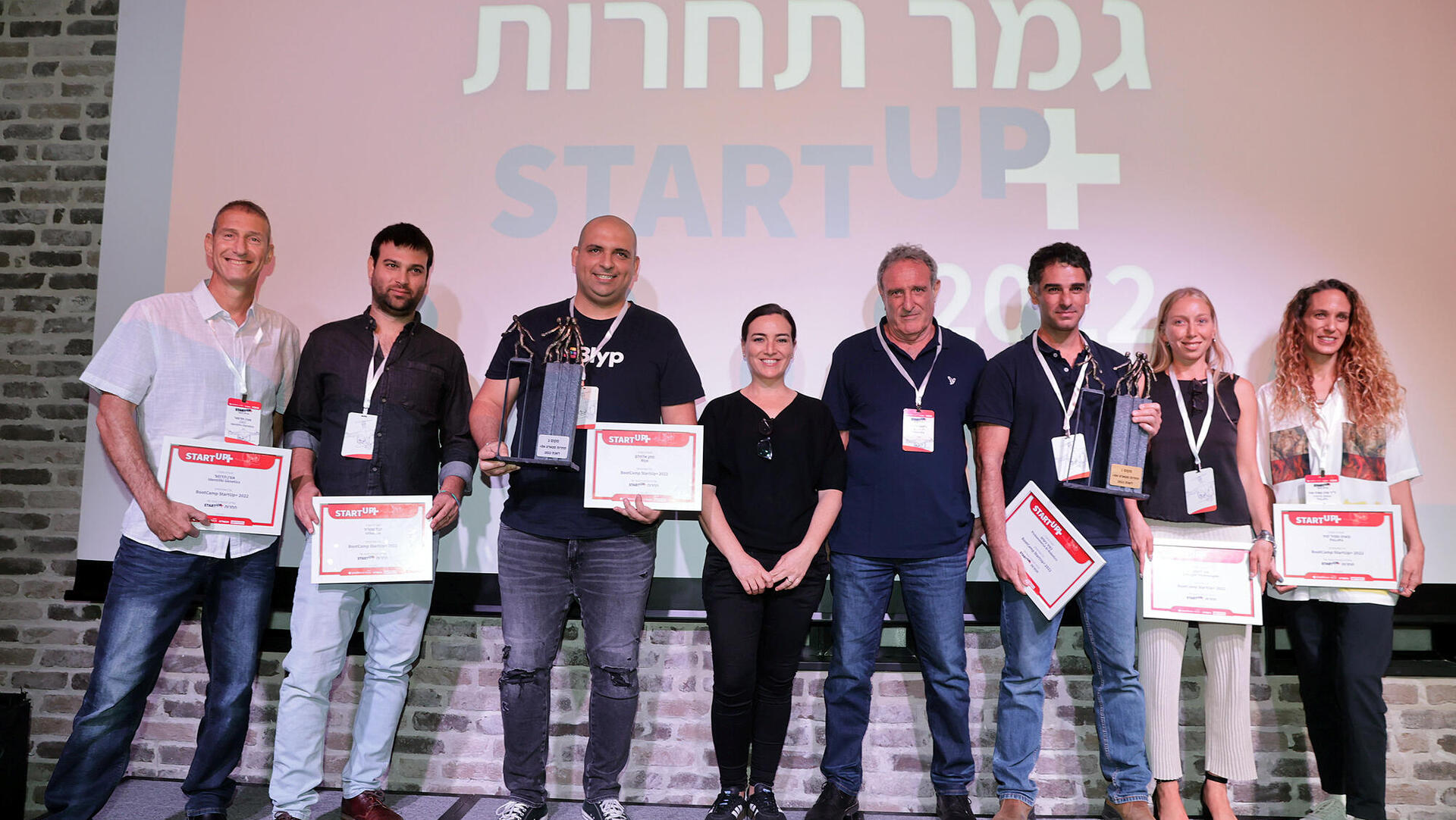 גמר תחרות סטארט אפ פלוס הכרזה על הזוכים