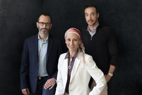 Shaul Ilan COO (from left), Dr. Iris Grossman, Chief Therapeutics Officer, and CEO Yaniv Erlich. Shaul Ilan COO (from left), Dr. Iris Grossman, Chief Therapeutics Officer, and CEO Yaniv Erlich.