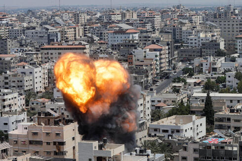 An attack in gaza. 