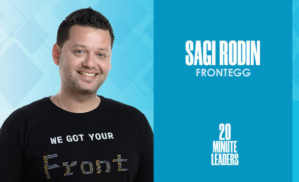 Sagi Rodin, co-founder and CEO of Frontegg 
