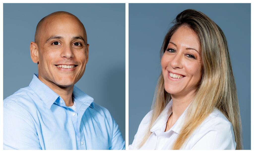 Valid's Yossi Penias and Avivit Yorkevich (Photo: Hanna Taieb.) Valid Avivit Yossi