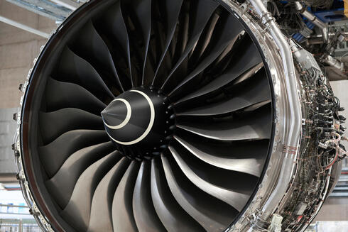 Rolls-Royce jet engine. 