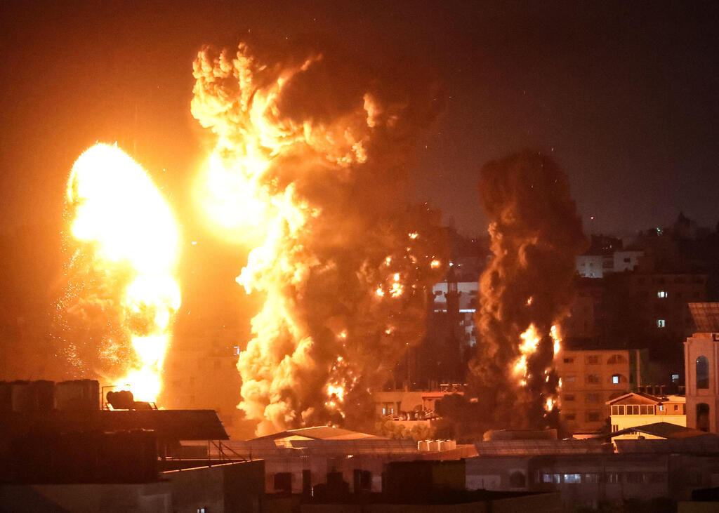 Attack in Gaza. Photo: AFP
